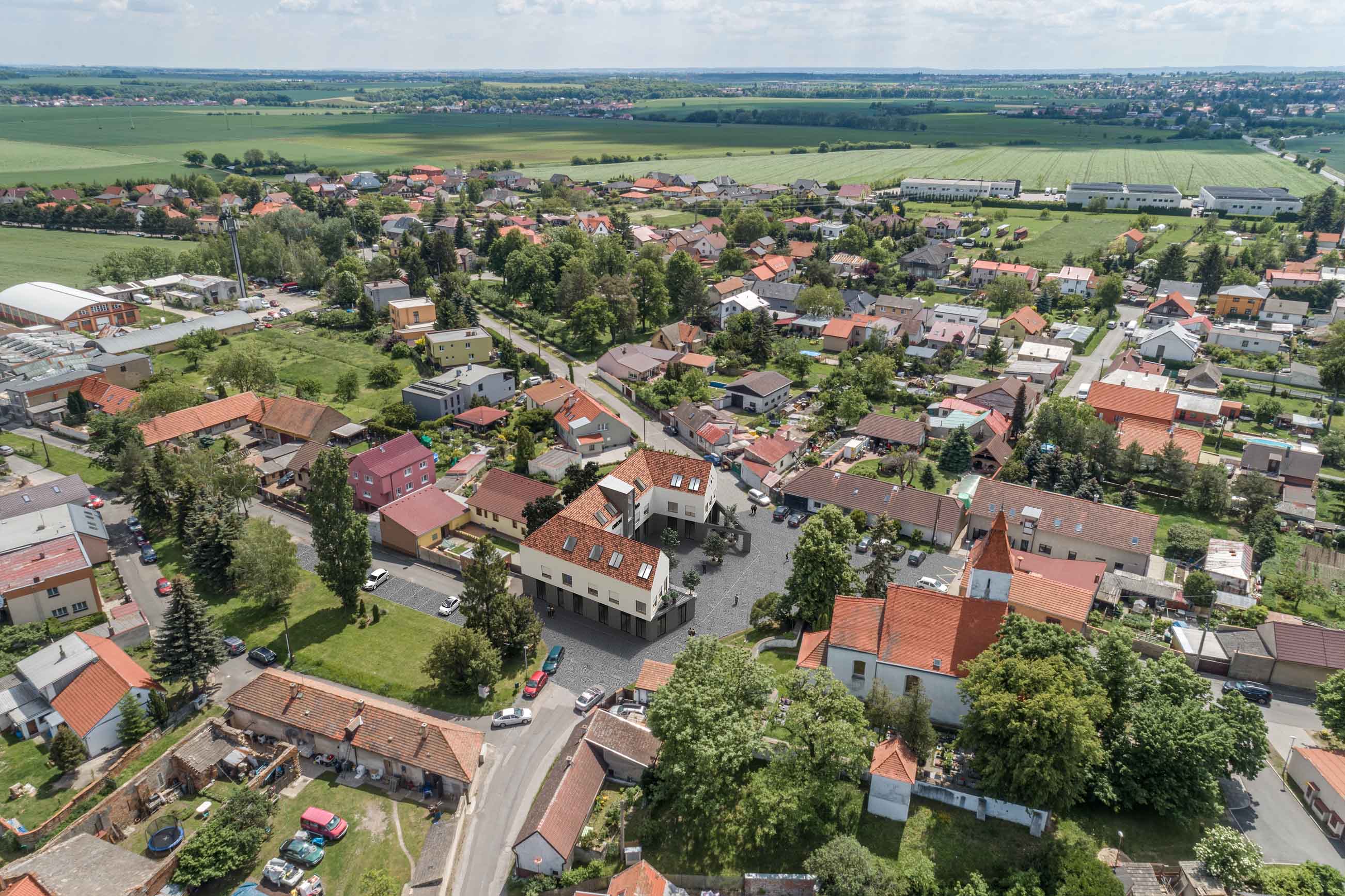 Soutěž - Nová radnice Hovorčovice
